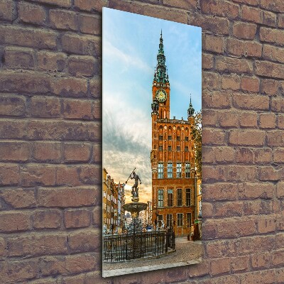 Vertikálny foto obraz fotografie na skle Gdaňsk Poľsko