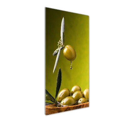 Vertikálny foto obraz sklenený Oliva z olív