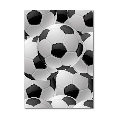 Vertikálny foto obraz sklenený Futbal