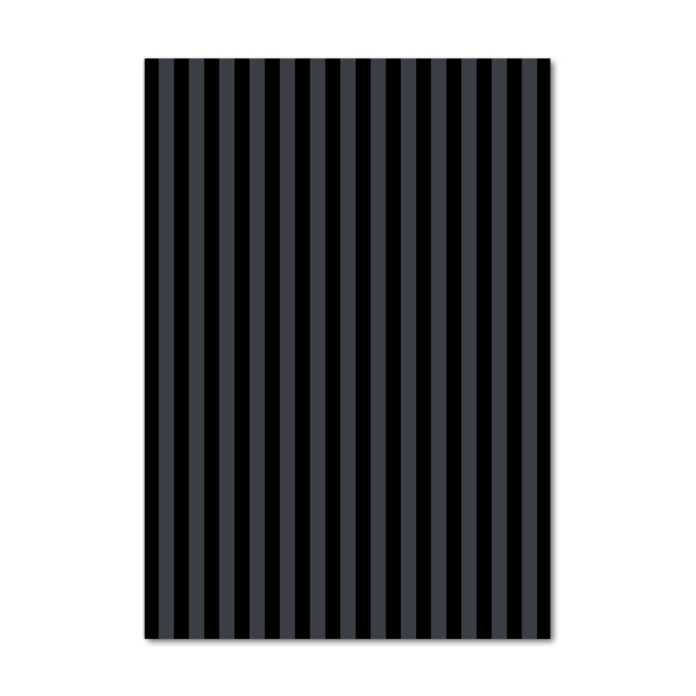 Vertikálny foto obraz sklenený Čierno-šedé pásky