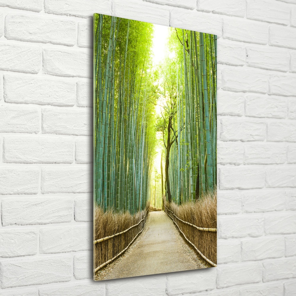 Vertikálny foto obraz sklenený Bambusový les