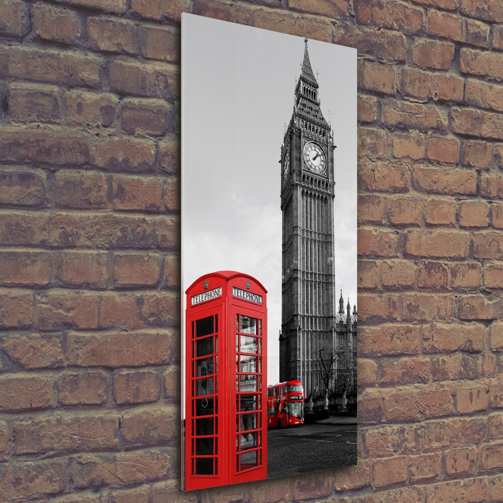 Vertikálny foto obraz fotografie na skle Big Ben Londýn