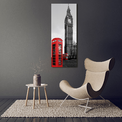 Vertikálny foto obraz fotografie na skle Big Ben Londýn