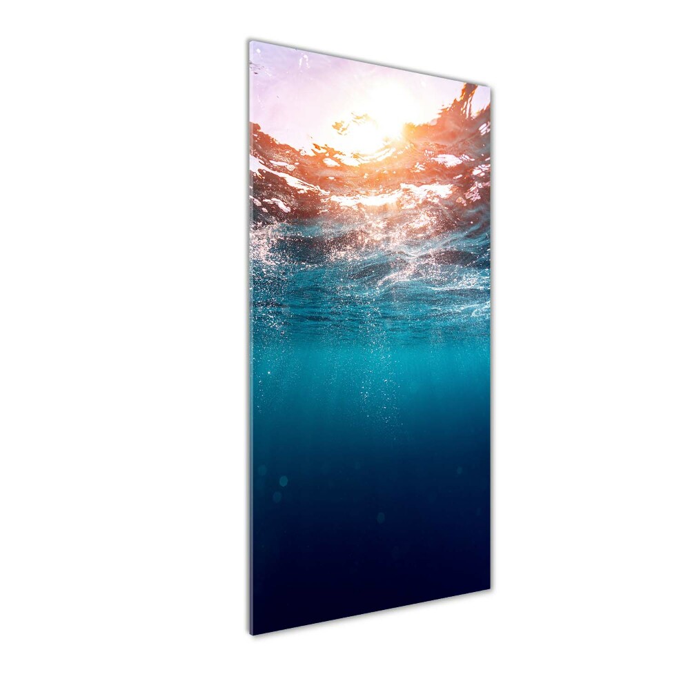 Vertikálny foto obraz sklenený Pod vodou