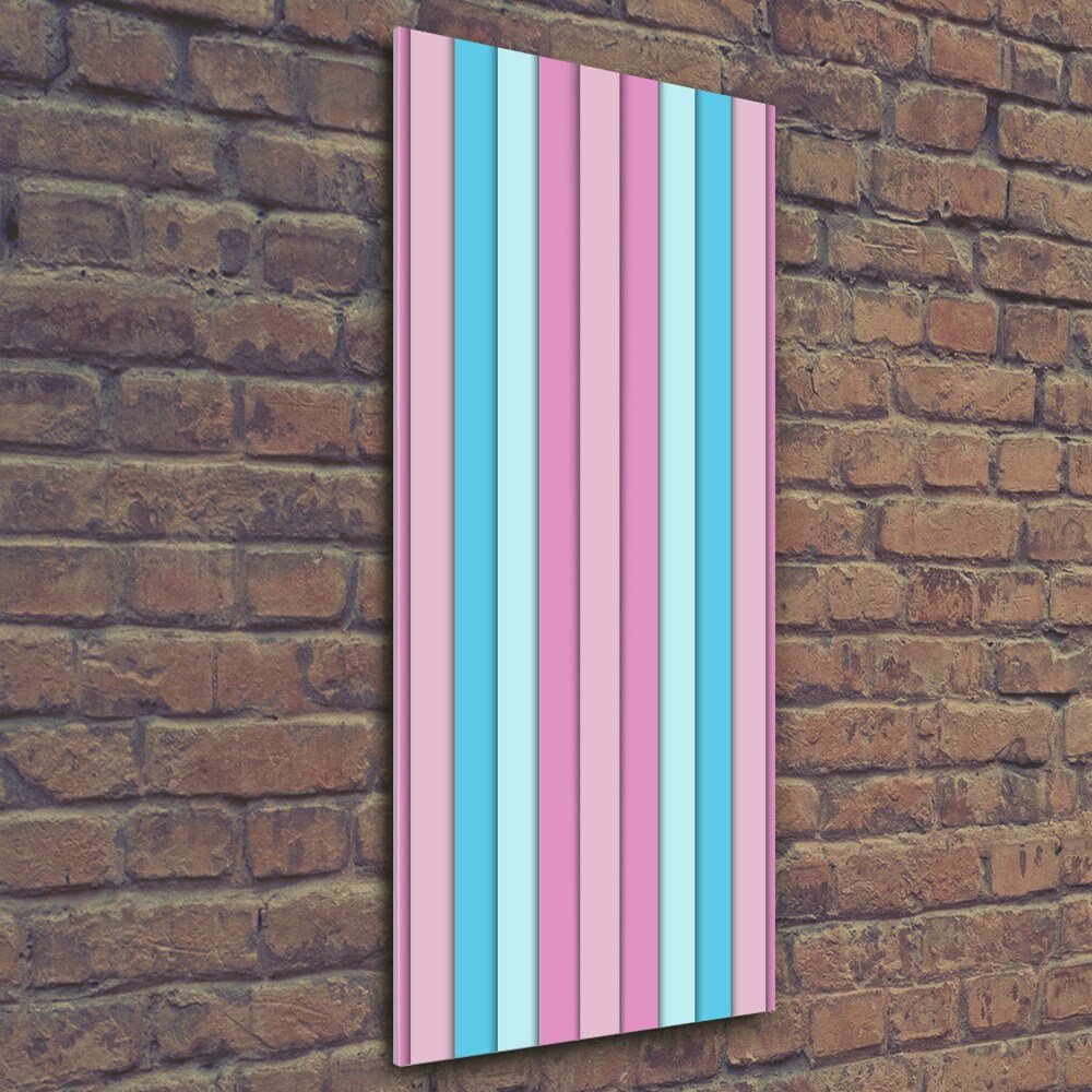 Vertikálny foto obraz sklenený Farebné pásky