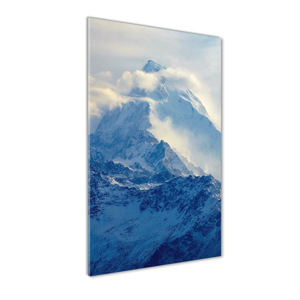 Vertikálny foto obraz sklenený Vrchol hory