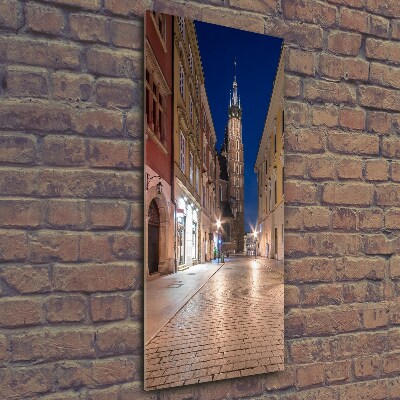 Vertikálny foto obraz sklo tvrdené Krakov Poľsko