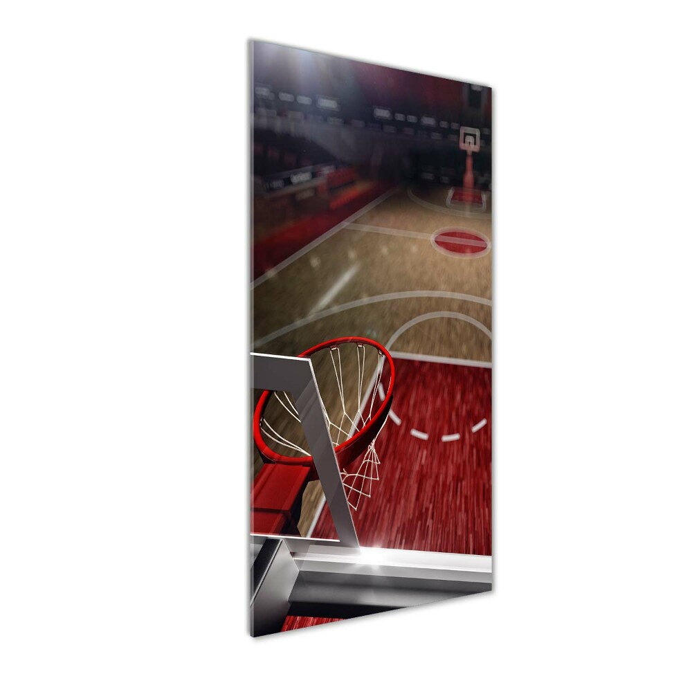 Vertikálny foto obraz sklenený Ihrisko basketbal