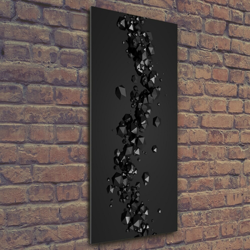 Vertikálny foto obraz sklenený Abstrakcie 3D