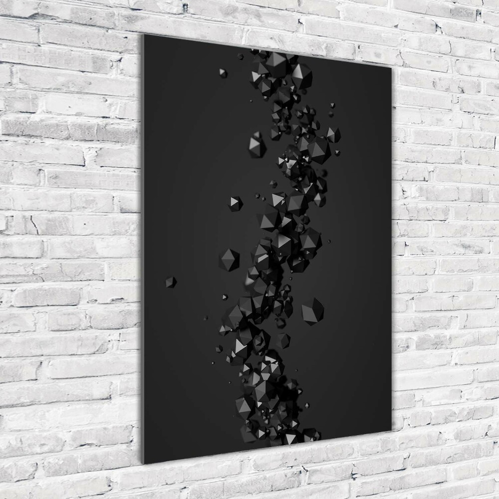 Vertikálny foto obraz sklenený Abstrakcie 3D