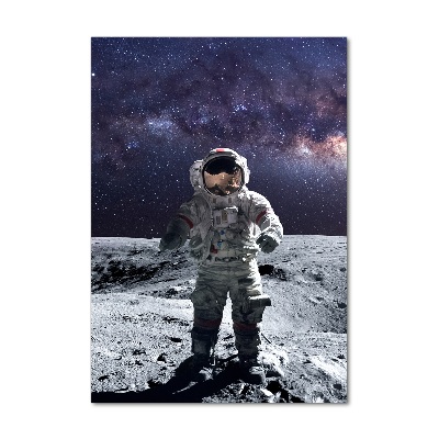 Vertikálny foto obraz sklenený Astronauta