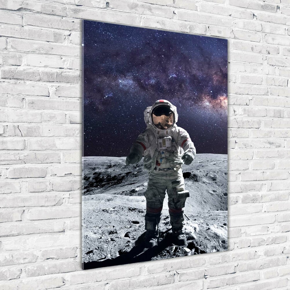 Vertikálny foto obraz sklenený Astronauta