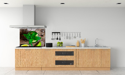 Sklenený panel do kuchyne Mochito