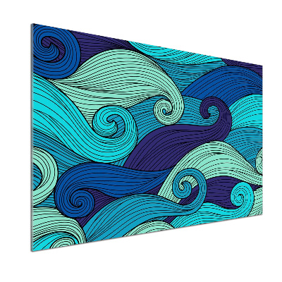 Panel do kuchyne Abstraktné vlny