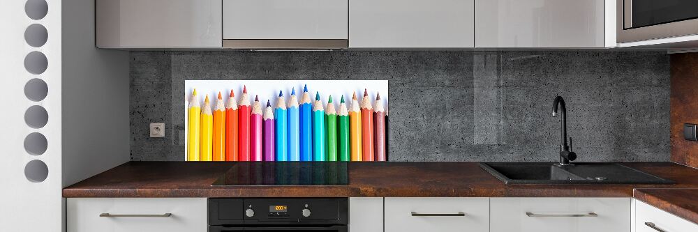 Panel do kuchyne Farebné pastelky