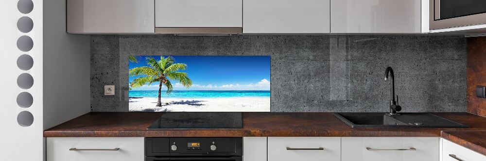 Panel do kuchyne Tropická pláž