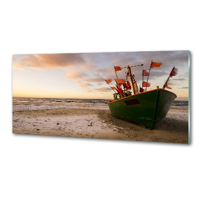 Panel lacobel Rybárska loď pláž