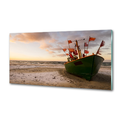 Panel lacobel Rybárska loď pláž