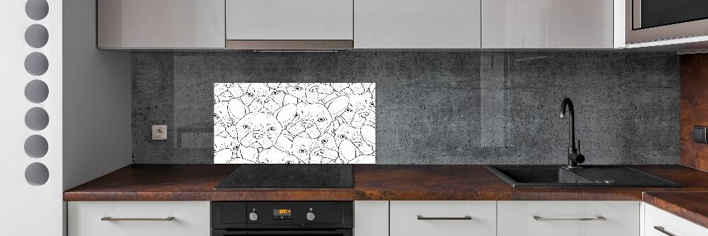 Panel do kuchyne Francúzske buldočky