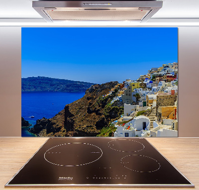 Panel do kuchyne Santorini Grécko