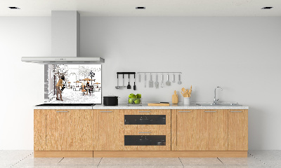 Panel do kuchyne Pouličný hudobník
