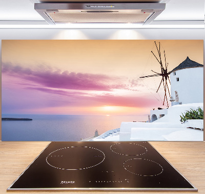 Panel do kuchyne Santorini Grécko