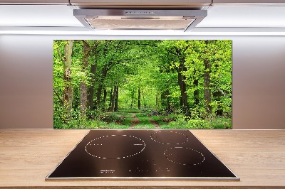 Dekoračný panel sklo Jarný les