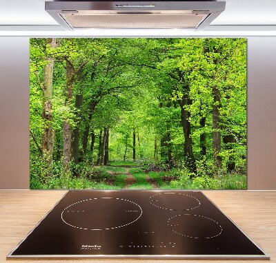 Dekoračný panel sklo Jarný les