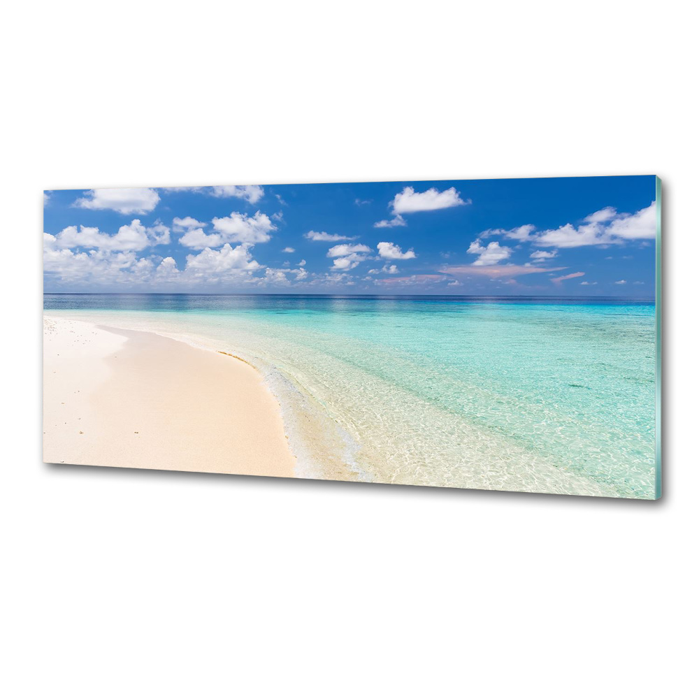 Panel lacobel Pláž na Maldivách