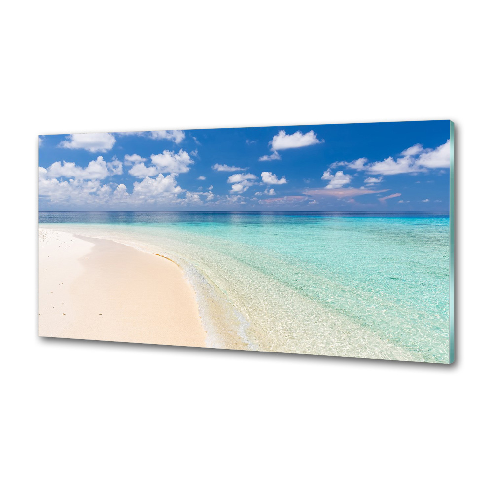 Panel lacobel Pláž na Maldivách