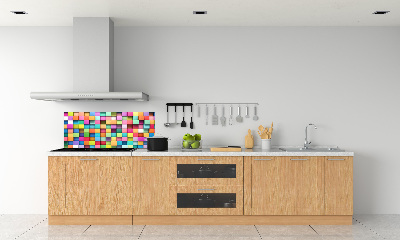 Panel do kuchyne Farebné štvorce