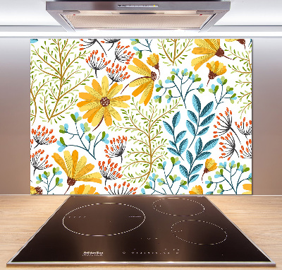 Panel do kuchyne Jarné kvety