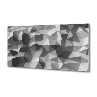 Panel lacobel Abstrakcie trojuholníky