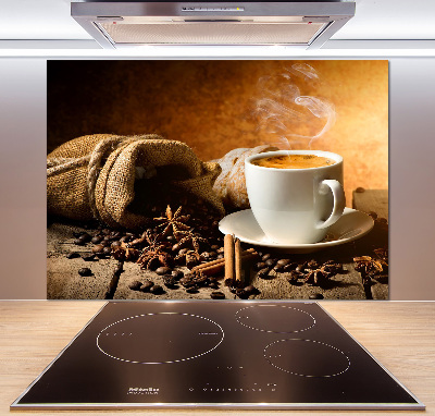 Panel do kuchyne Káva a korenie