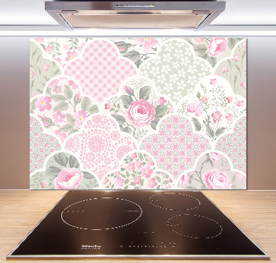 Panel do kuchyne Ruže a ornamenty