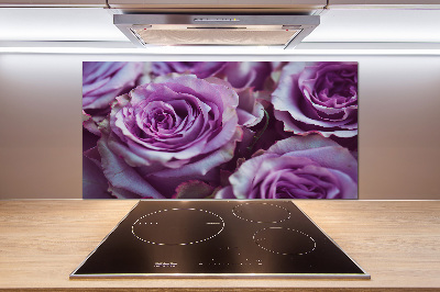 Panel do kuchyne Fialové ruže