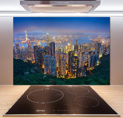 Panel do kuchyne Nočný Hongkong