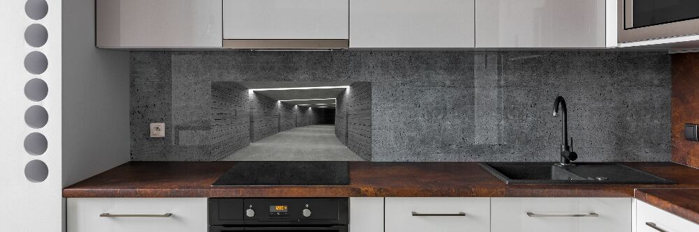 Panel do kuchyne Betónový tunel