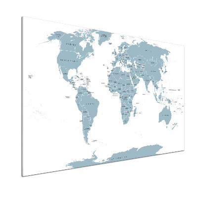 Panel do kuchyne Politická mapa