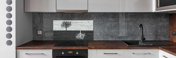 Panel do kuchyne Stromy na stene
