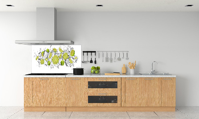 Panel lacobel Limetka kocky ľadu