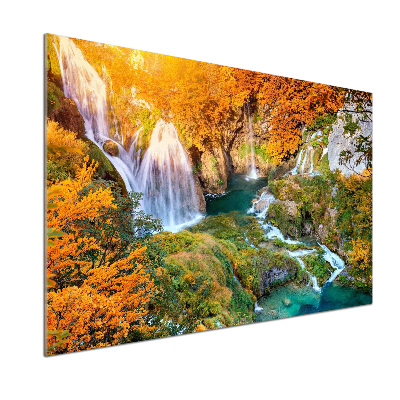 Panel do kuchyne Vodopád jeseň