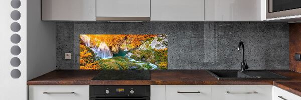 Panel do kuchyne Vodopád jeseň