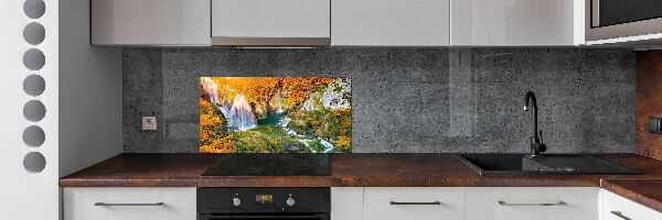 Panel do kuchyne Vodopád jeseň