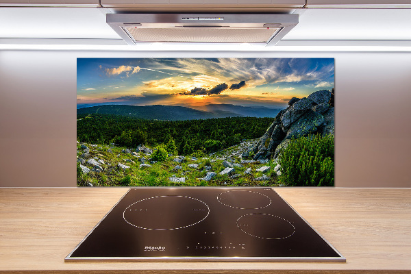Panel do kuchyne Horské panorama