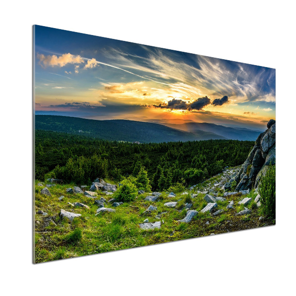Panel do kuchyne Horské panorama