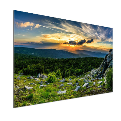 Panel do kuchyne Horské panorama