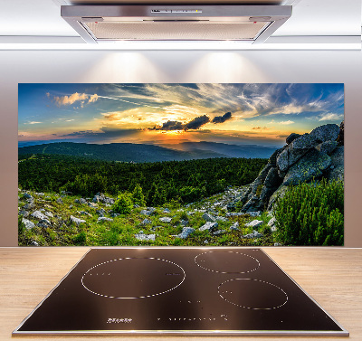 Panel do kuchyne Horské panorama