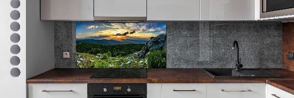 Panel do kuchyne Horské panorama