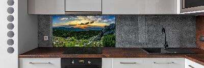 Panel do kuchyne Horské panorama